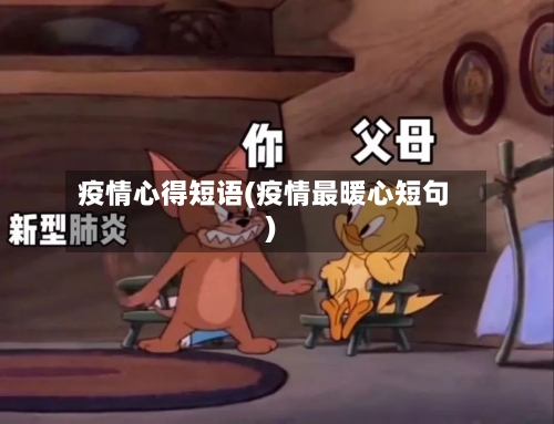 疫情心得短语(疫情最暖心短句)
