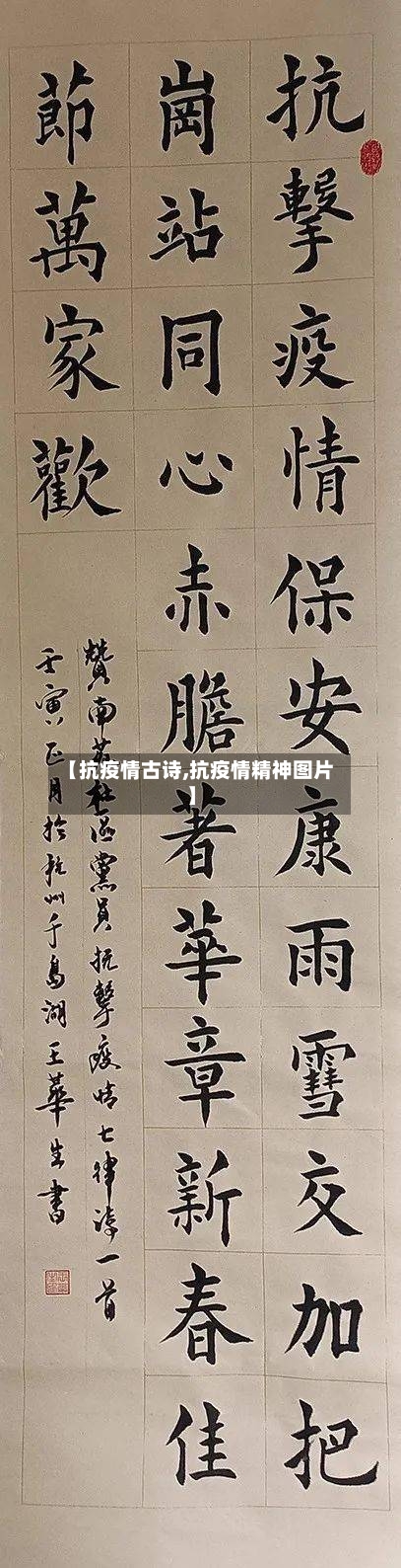 【抗疫情古诗,抗疫情精神图片】-第3张图片