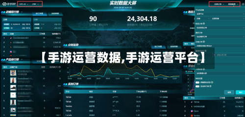 【手游运营数据,手游运营平台】