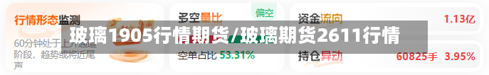 玻璃1905行情期货/玻璃期货2611行情