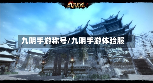 九阴手游称号/九阴手游体验服