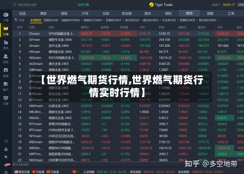 【世界燃气期货行情,世界燃气期货行情实时行情】-第2张图片