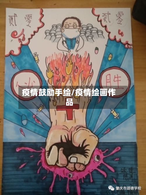 疫情鼓励手绘/疫情绘画作品