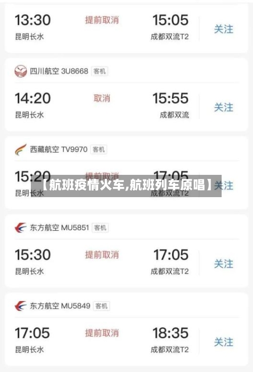 【航班疫情火车,航班列车原唱】-第2张图片